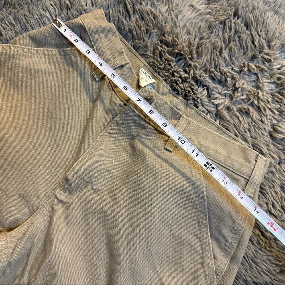 Carhartt Original Fit Duck Dungaree Desert B11 DES Mens 30x30 - Picture 5 of 6